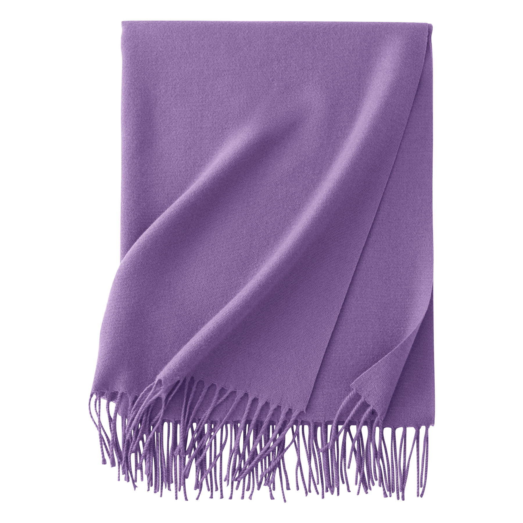 Winter Faux Cashmere Shawl Scarf With Tassels 10