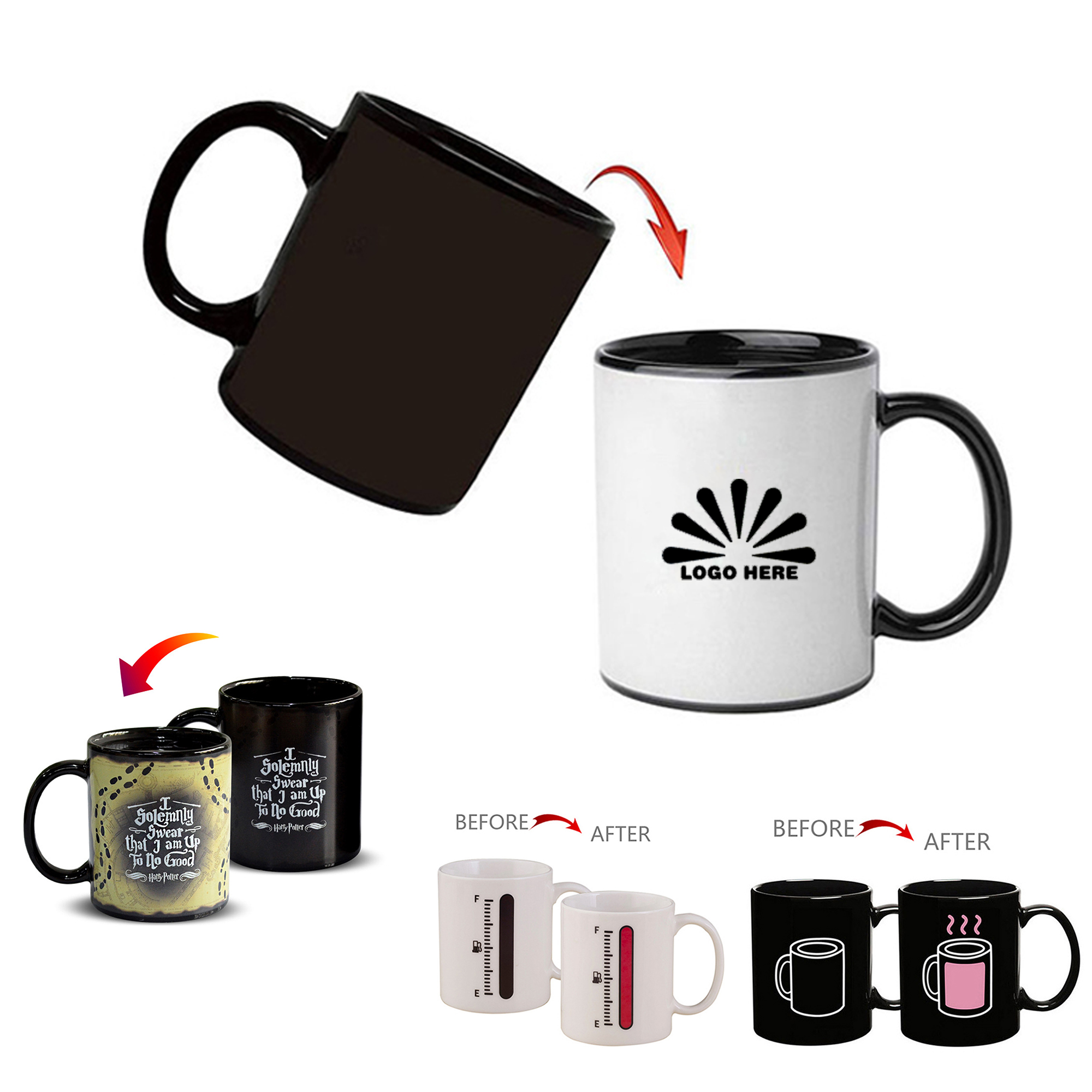 12 oz Custom Heat Sensitive Mug 3