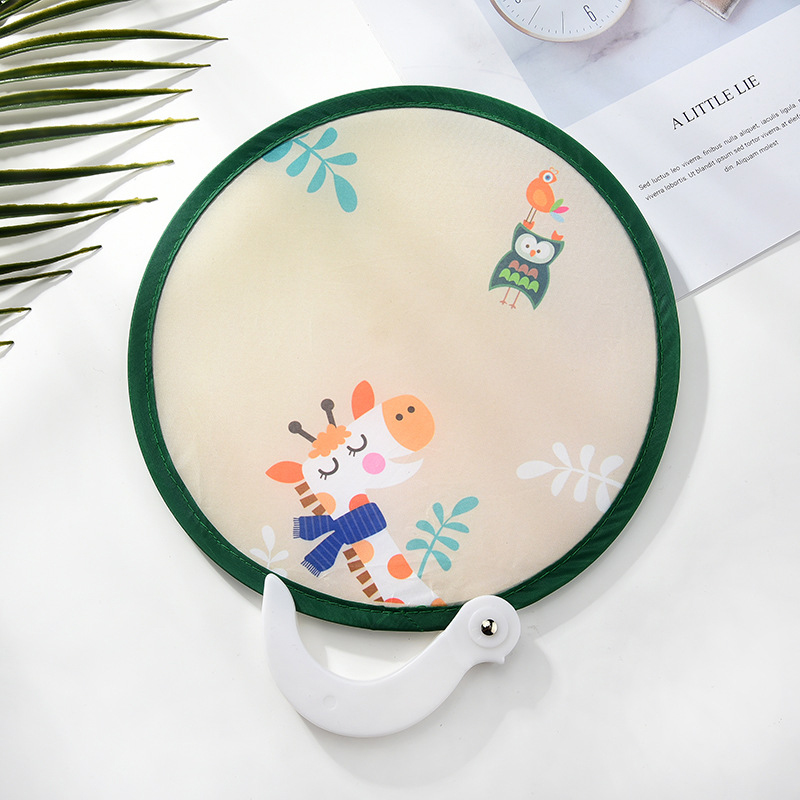 Japanese Style Handheld Round Folding Fan 15