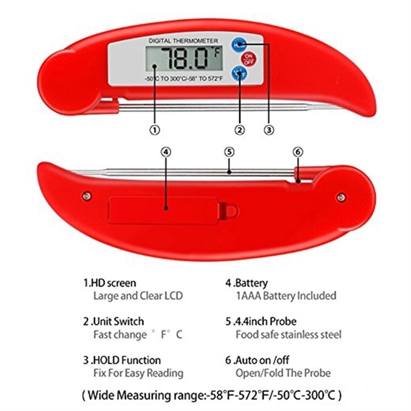 Kitchen Food Meat Probe Thermometer 1