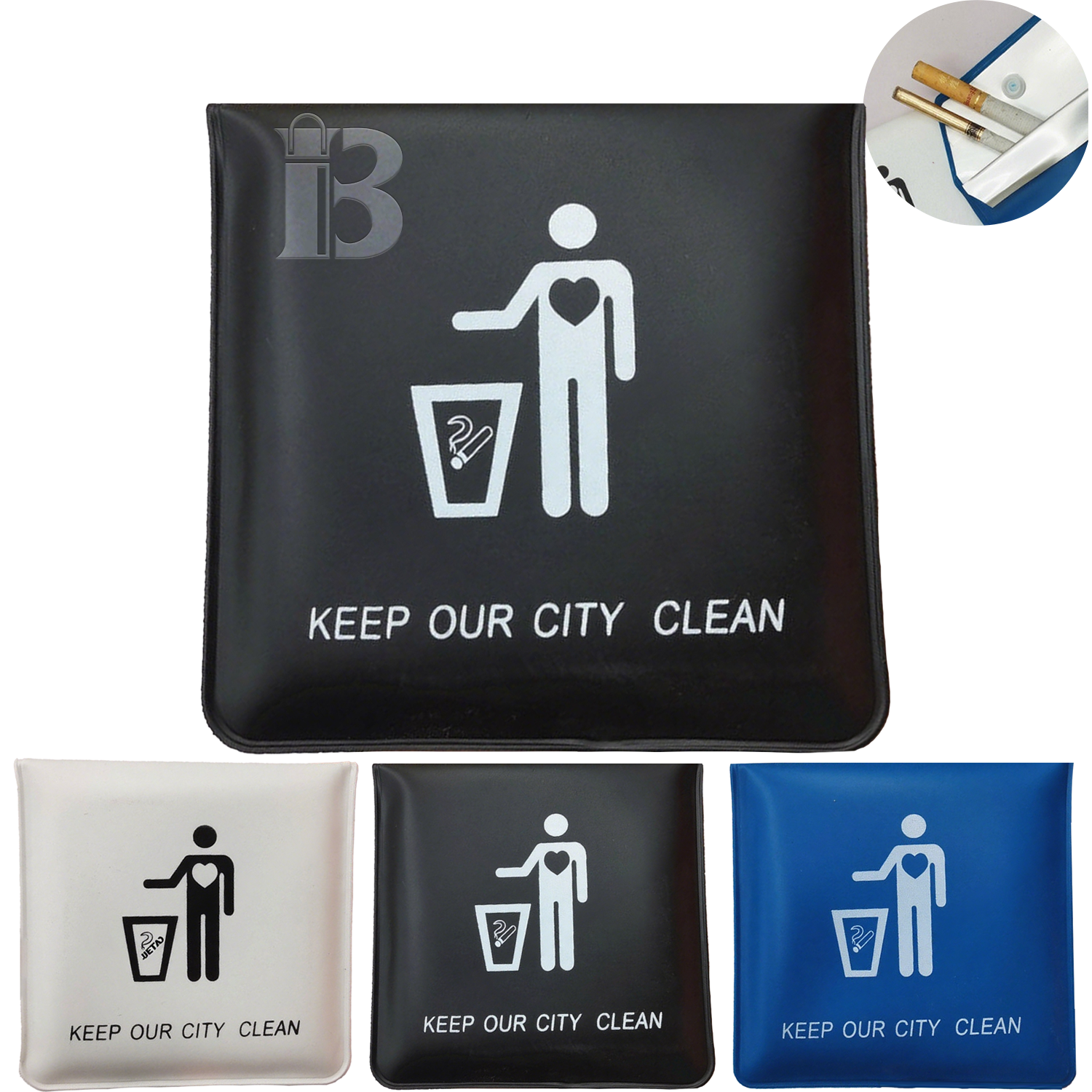 EVA Aluminum Foil Portable Ashtray Pouch 2