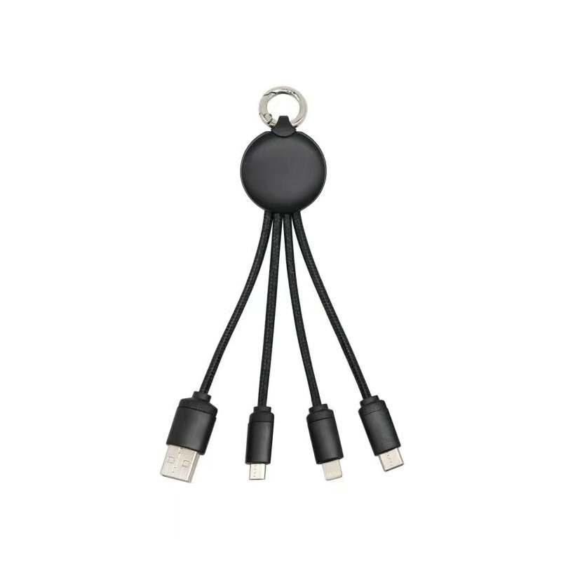 Custom Keychain 3-in-1 Charging Cable 2