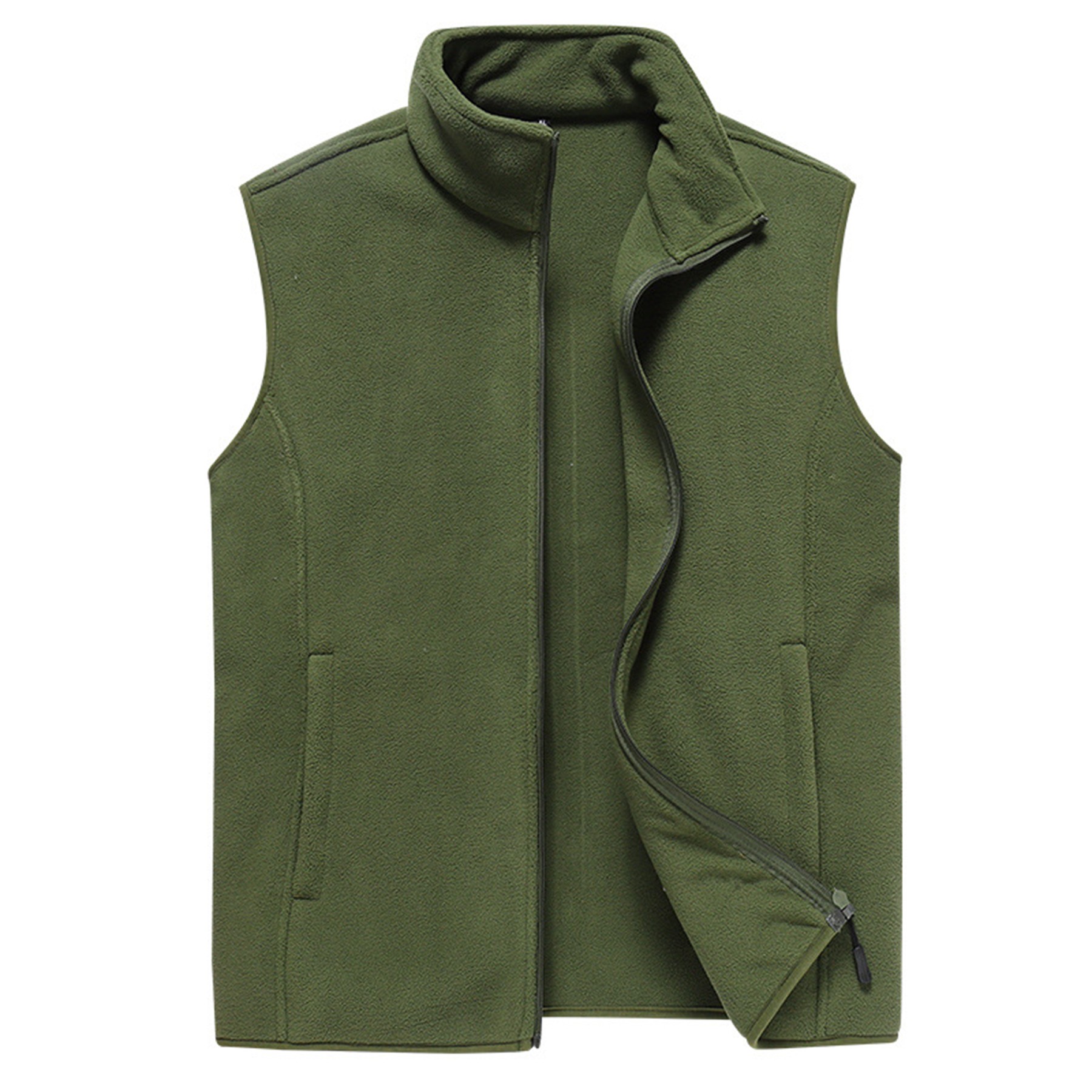 Men's Full-Zip Polar Fleece Vest 1
