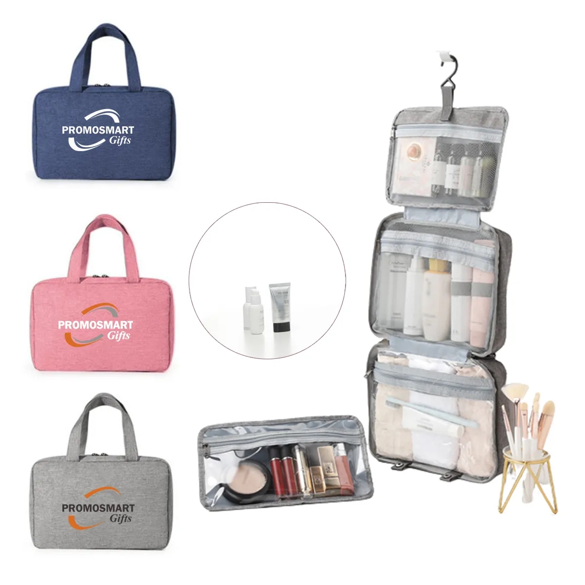 4 Sections Toiletry Bag 4