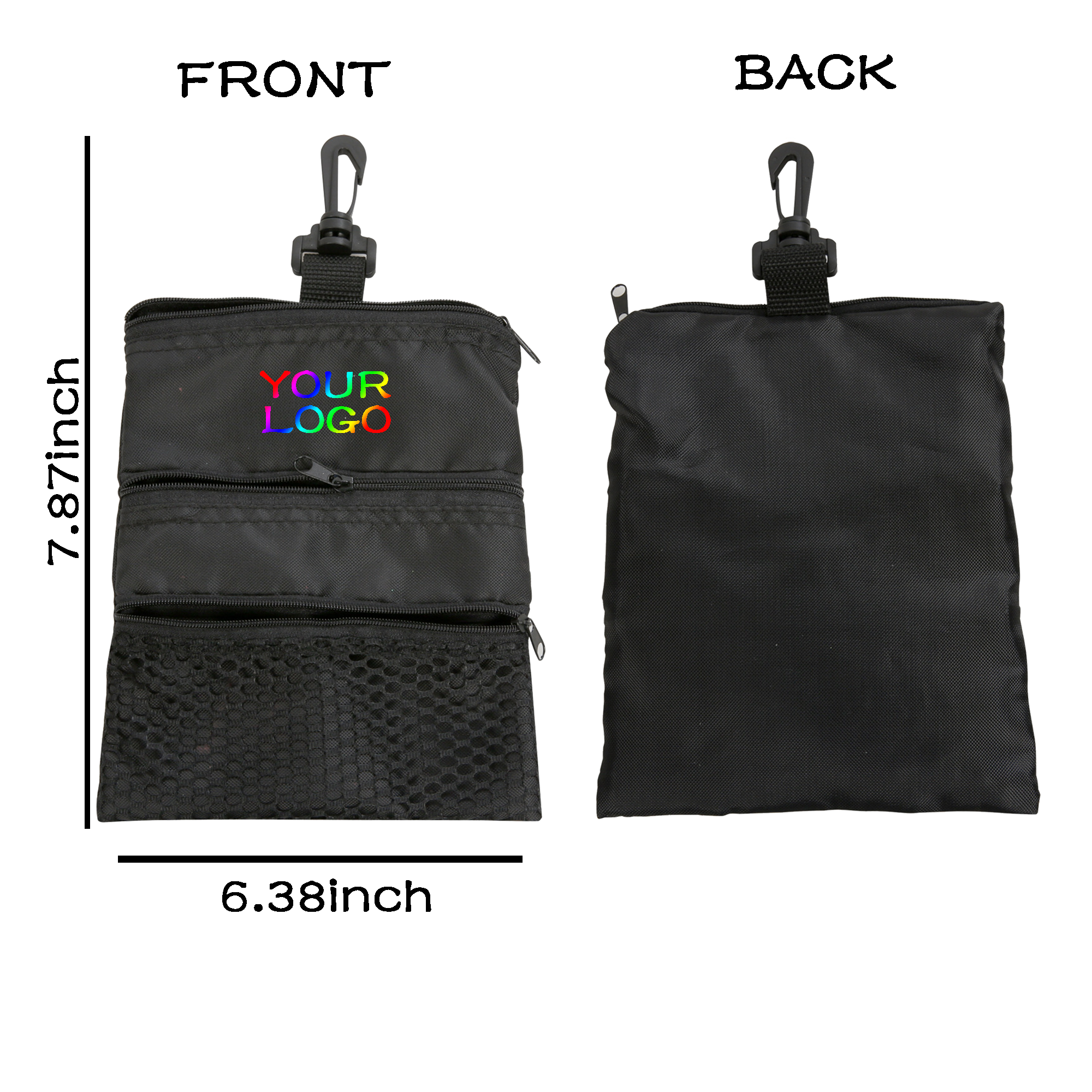 MOQ 20 PCS Golf Ball Pouch 2