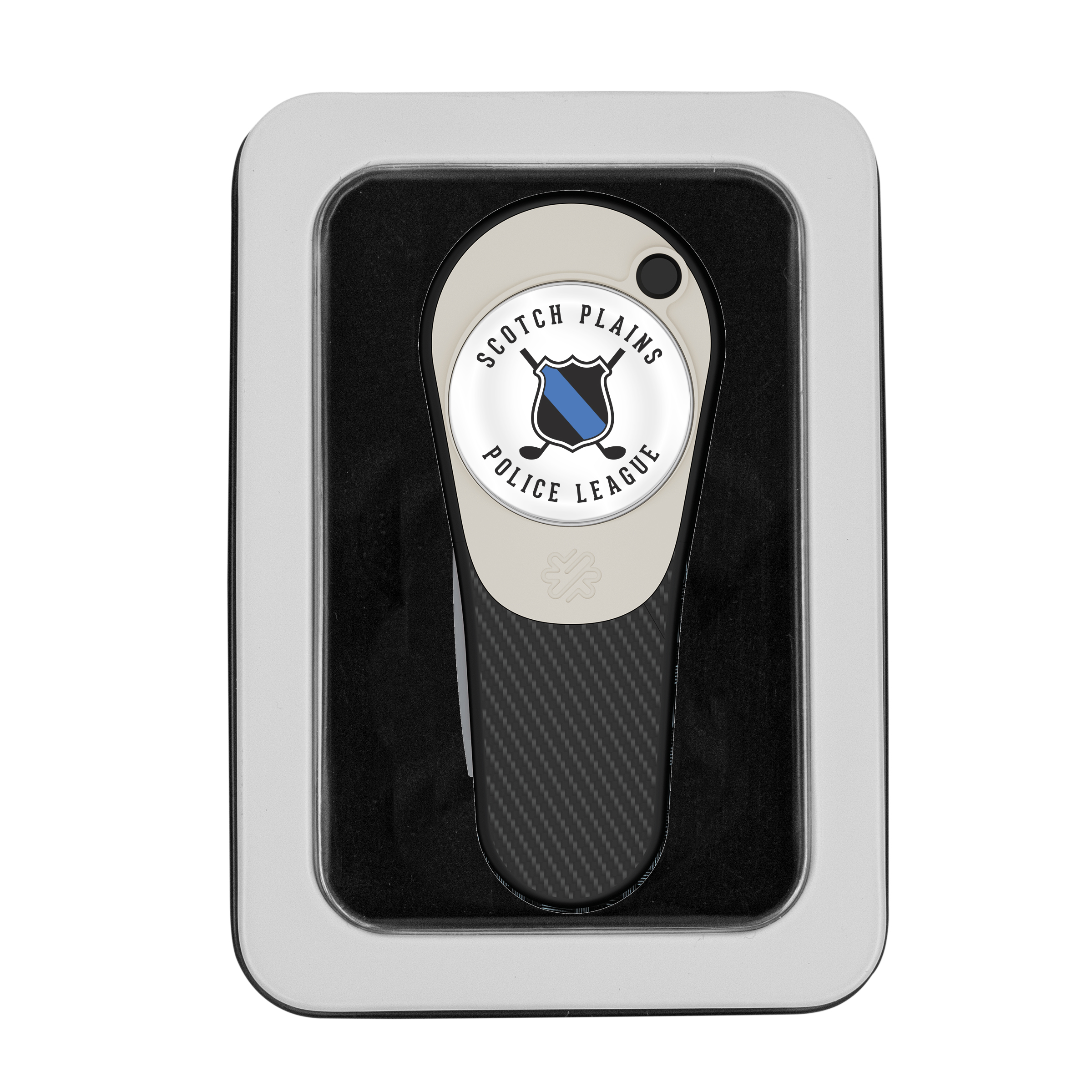 Pitchfix Ultima Golf Divot Tool in Window Tin 2