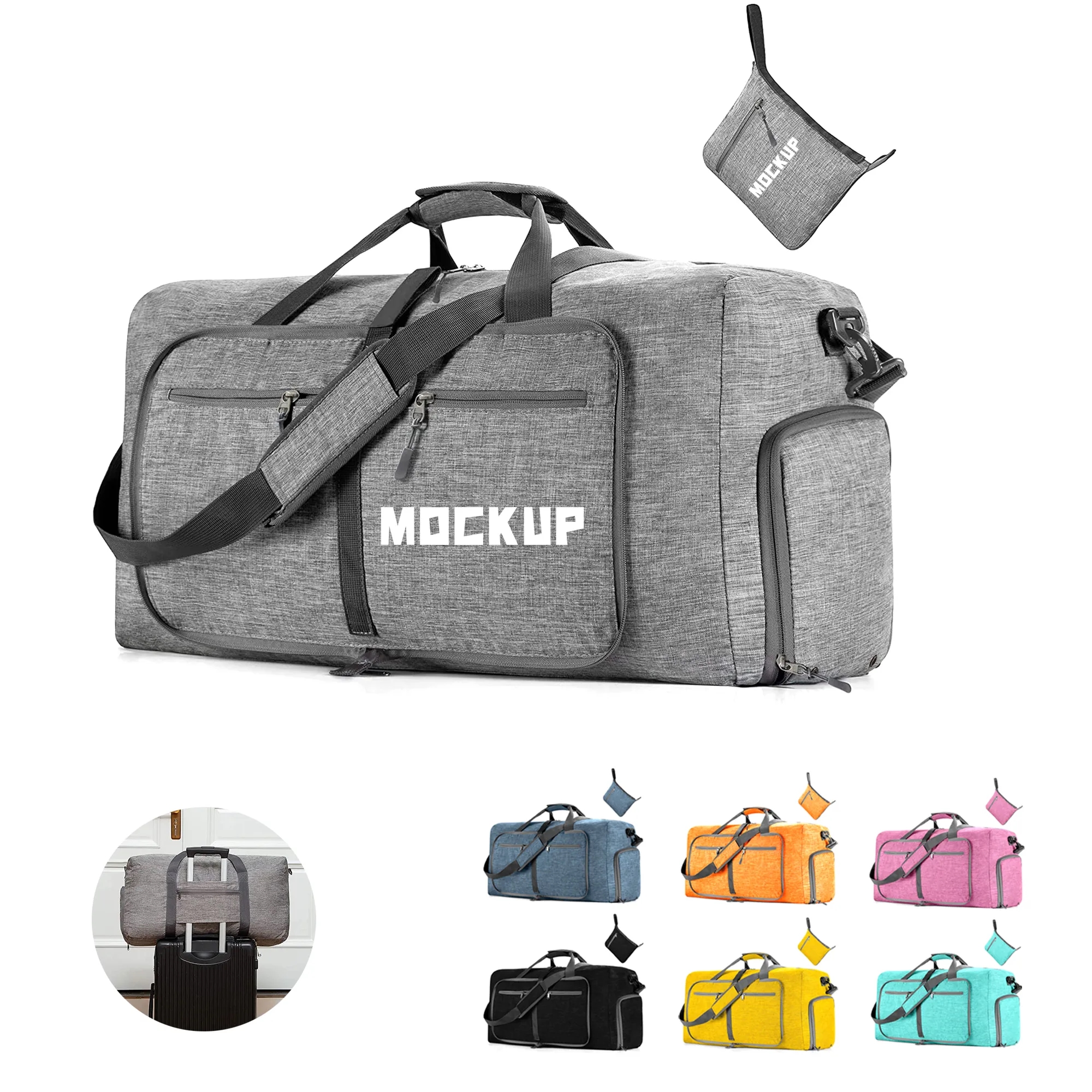 65L Foldable Travel Duffle Bag MOQ 100 PCS 2
