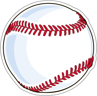 Custom 5.75" Dia Baseball Car Magnet 2