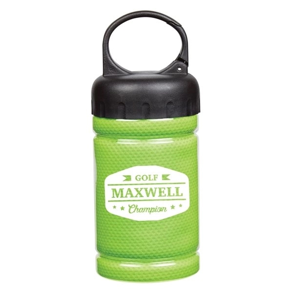 COOLING TOWEL IN CARABINER CASE 3