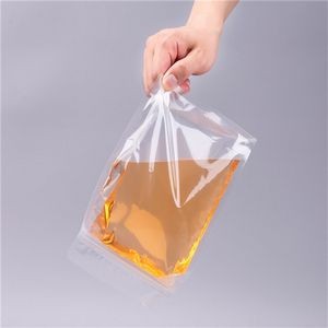 Zipper Pouch Transparent Flat Bottom Packaging Bag 2