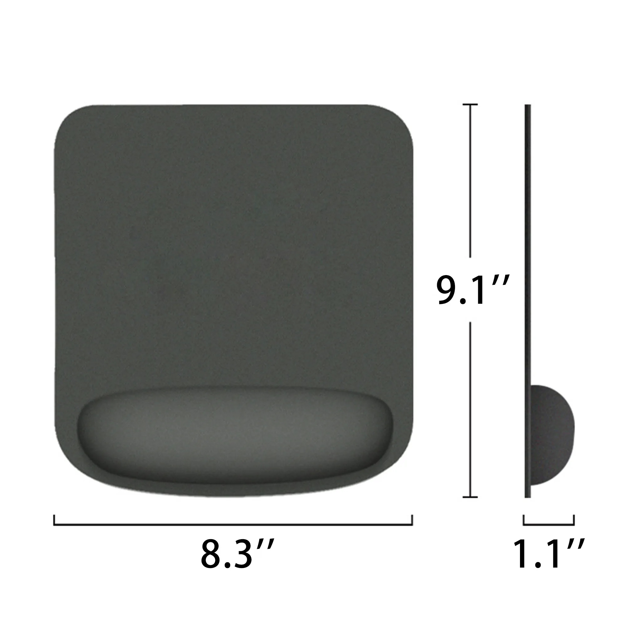 Ergonomic Mouse Pad With Wrist Support Comfortable Anti-slip 2