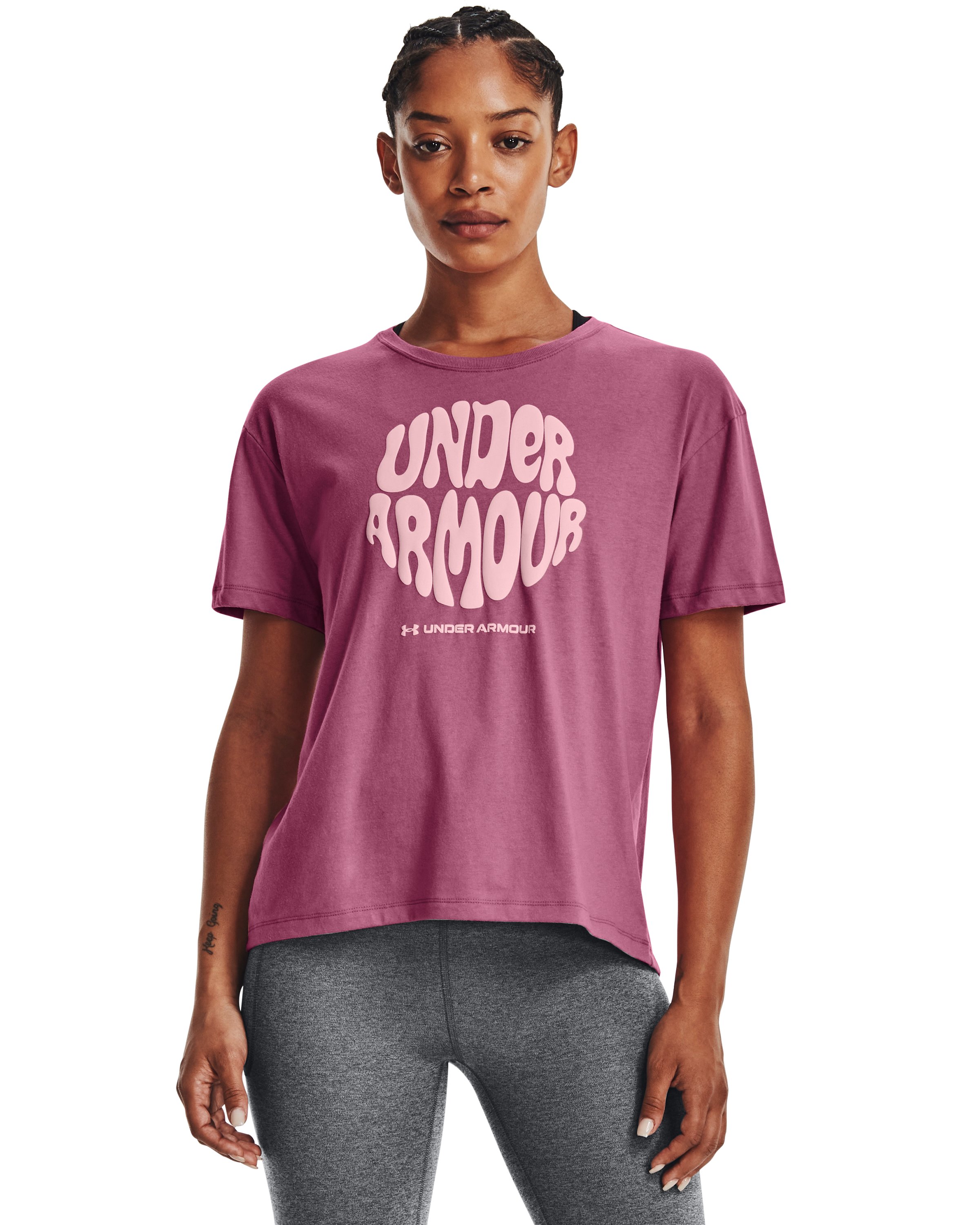 UA Groovy Wordmark Women's Short Sleeve 5