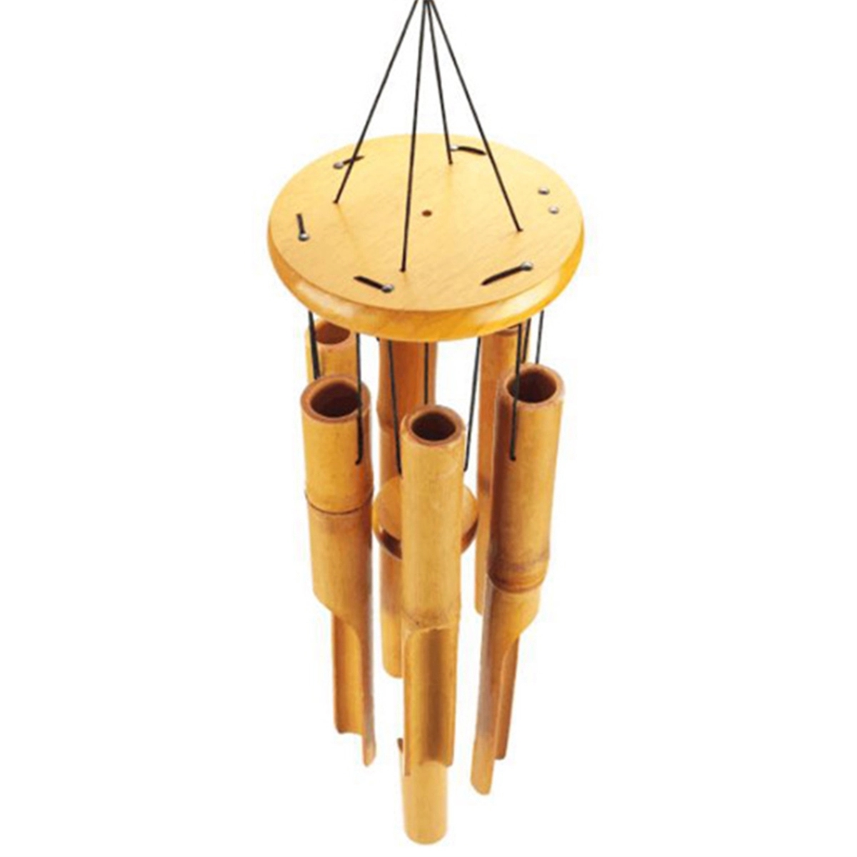 Bamboo Wind Chimes Music Windchimes Bell Tubes Plain Antique 2