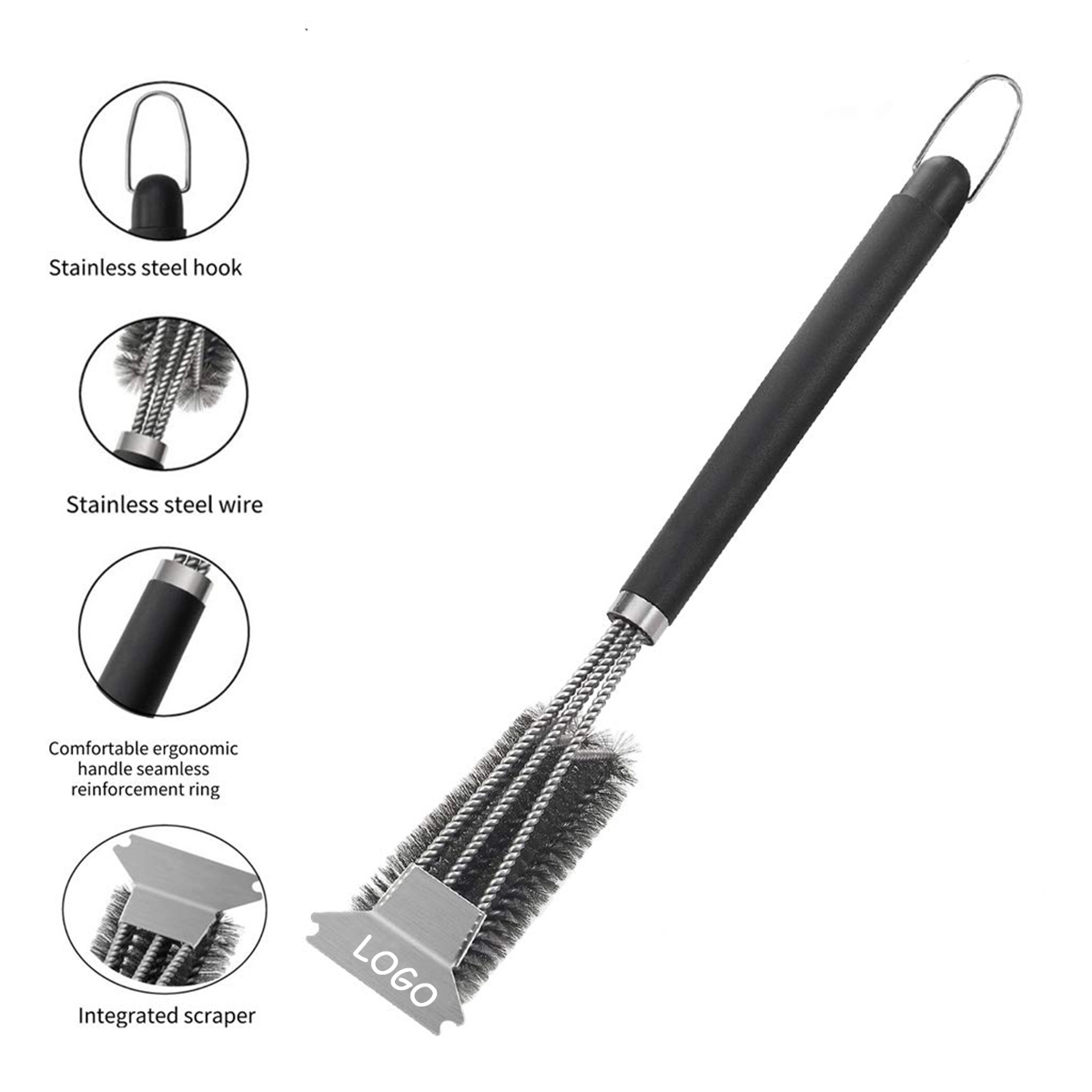 Bbq Grill Brush And Scraper 3