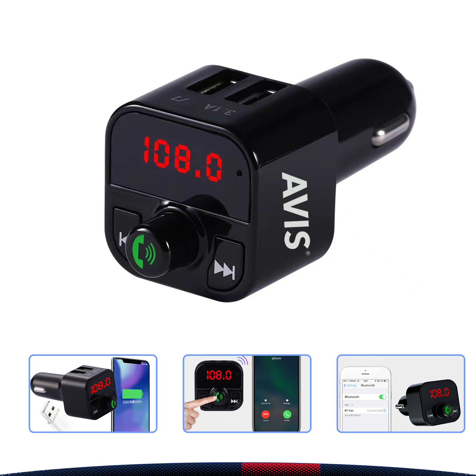 Sango Bluetooth Car Charger 2