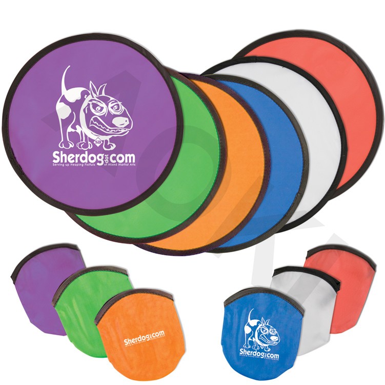 Folding Flying Disc With Pouch 2