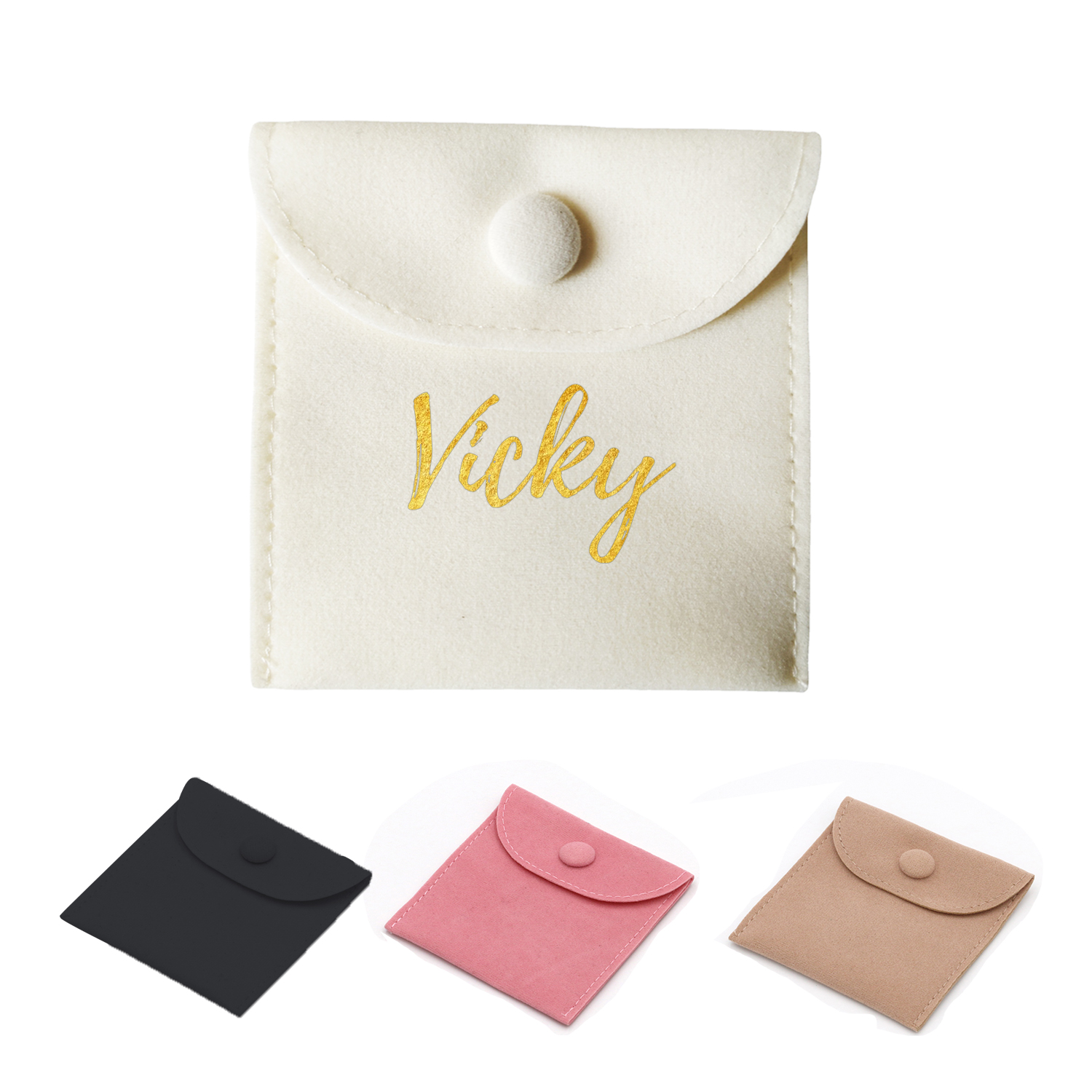 Velvet Flap Jewelry Pouch 12