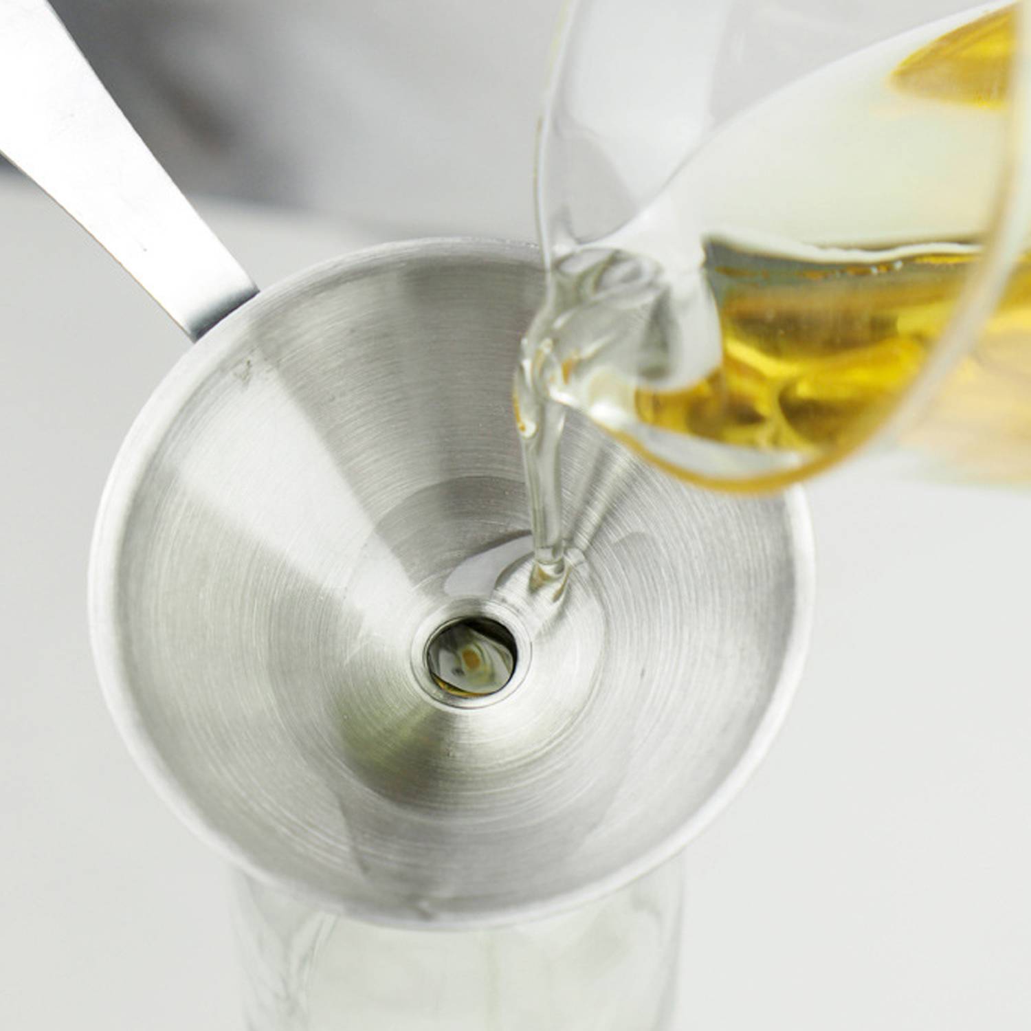 Stainless Steel Funnels W/ Cleaning Brush 5