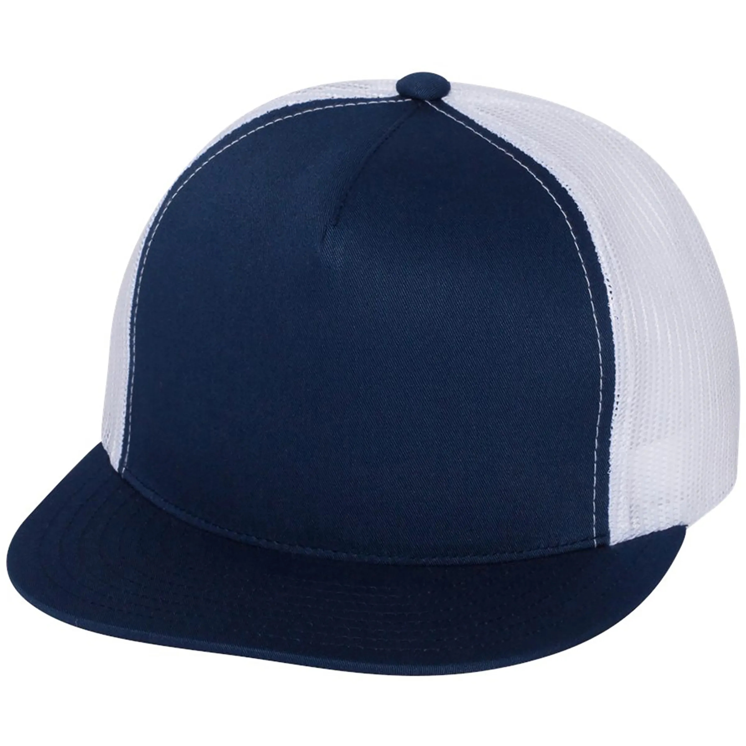 YUPOONG-CLASSIC FLAT BILL TRUCKER CAP 24