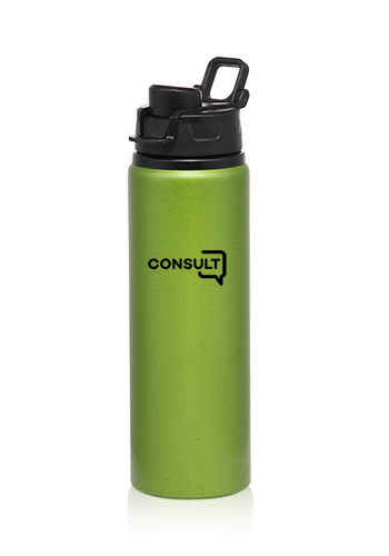25 oz. Aluminum Water Bottles with Snap Lid 18