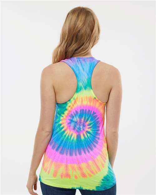 Women's Tie-Dyed Racerback Tank Top - 3400 22