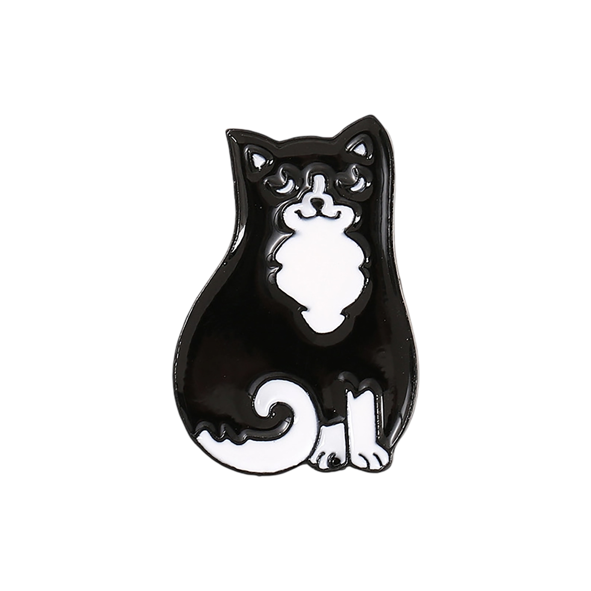 Round Zinc Alloy Metal Badge With Enamel Coating 1.2" 2
