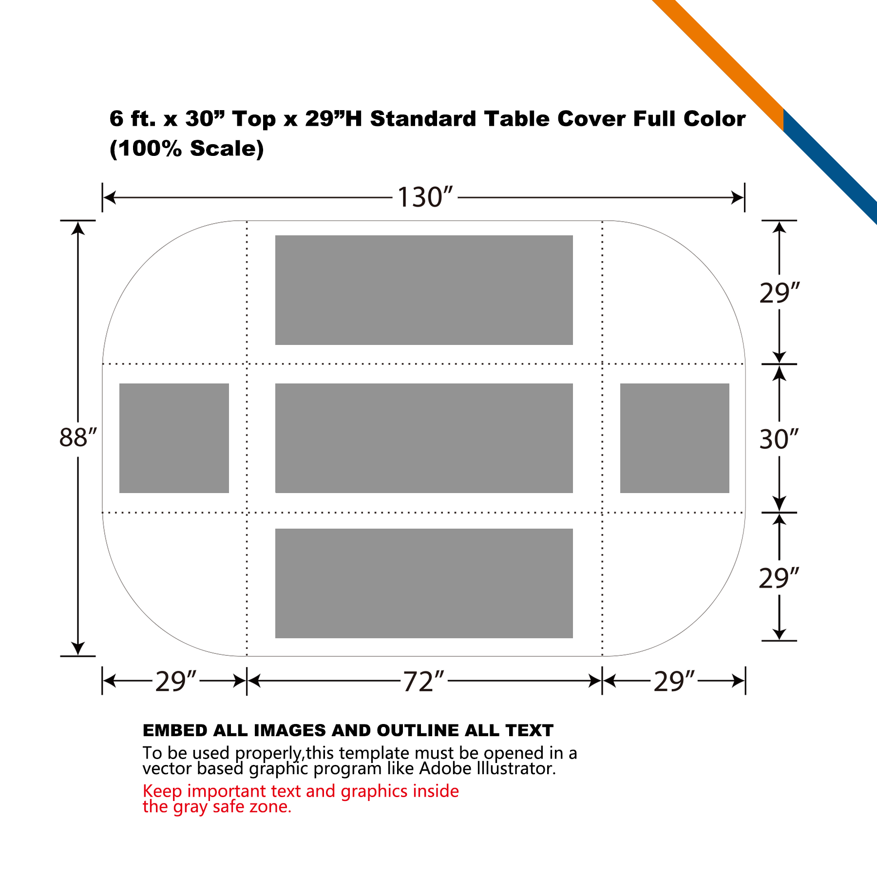 6' Lodrin Standard Table Throw 2