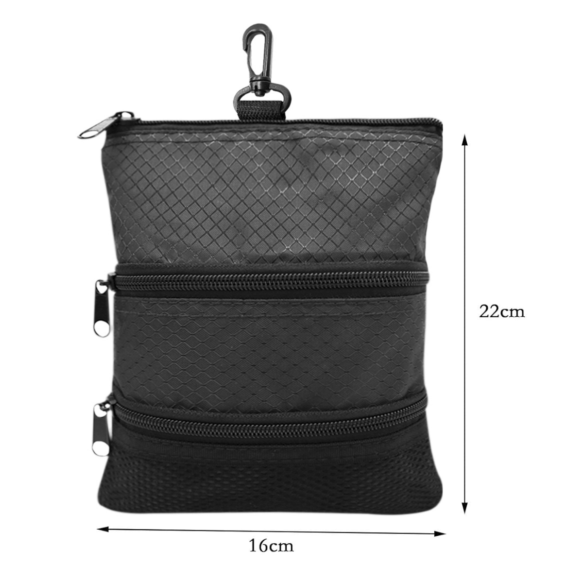 Compact Golf Pouch Bag with Clip for Essentials 4