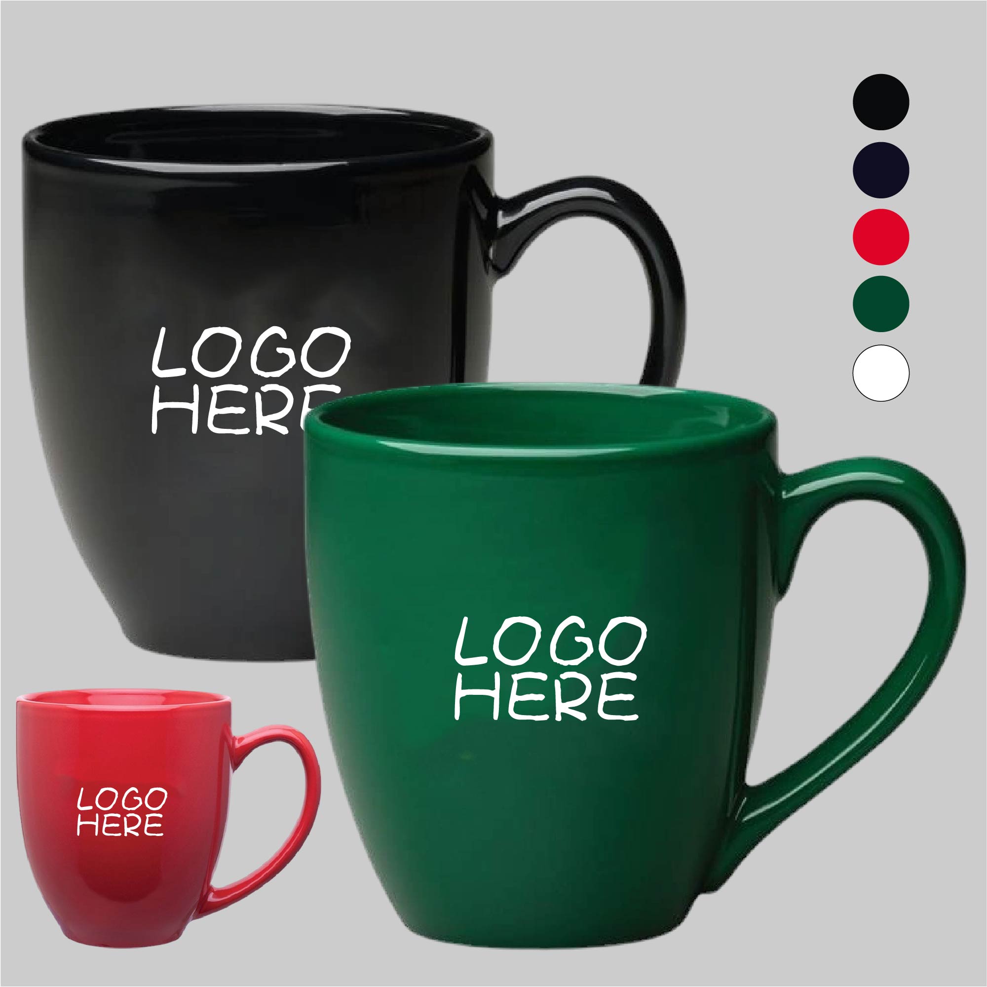 16 Oz. Bistro Color Gloss Mug 2