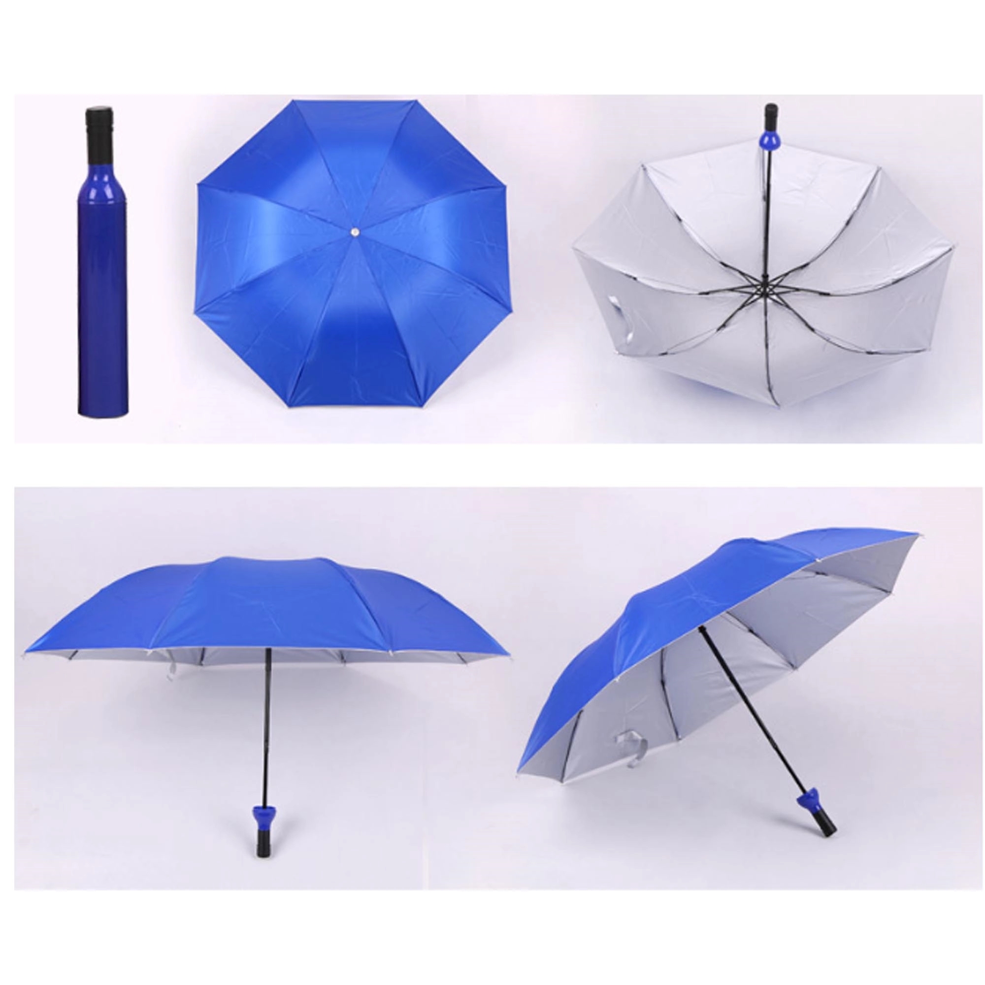 Wine Bottle Shape Folding Umbrella 6