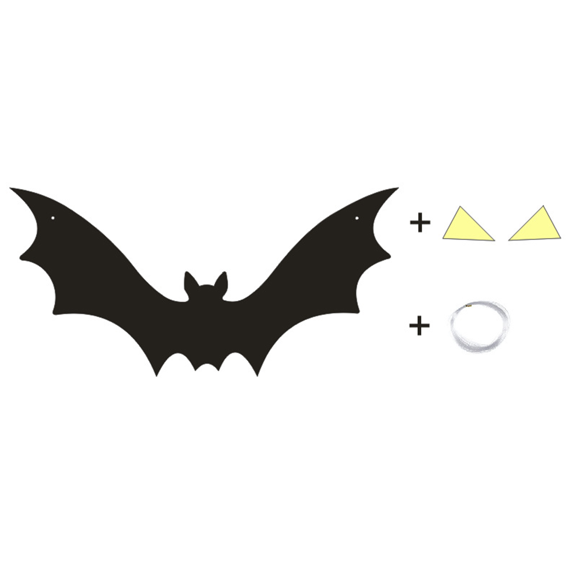 Halloween Outdoor Halloween Bat Ornament 1