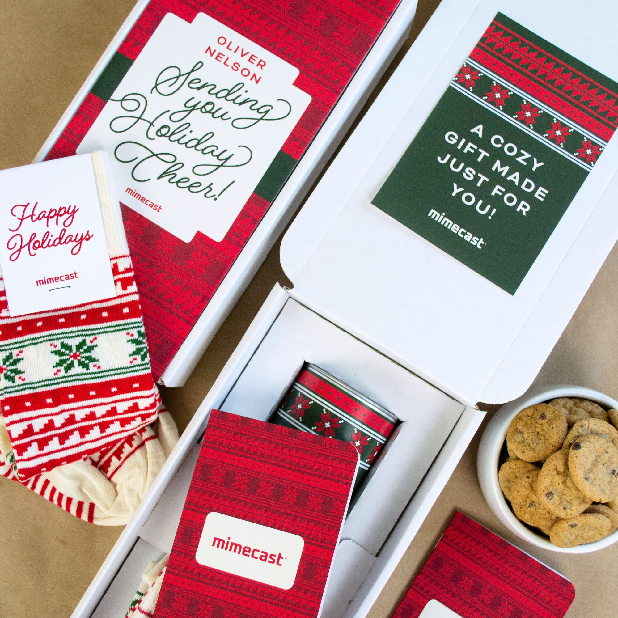 Cozy Gift Box - Holiday Kit, Christmas Socks, Cookies 5