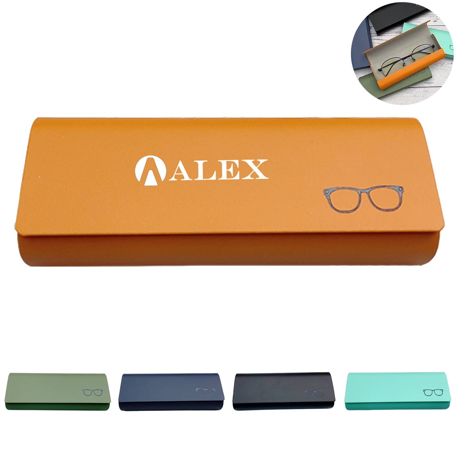 Hard Shell Eyeglasses Portable Case 3