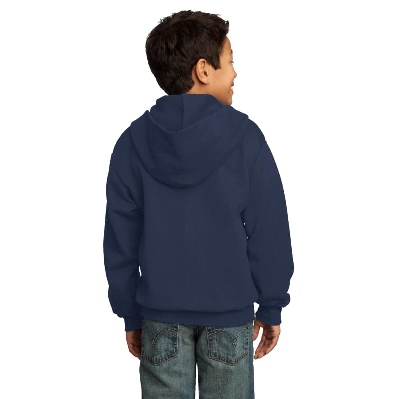 Port & Company - Youth Core Fleece Full-Zip Hooded Sweatshirt. 29