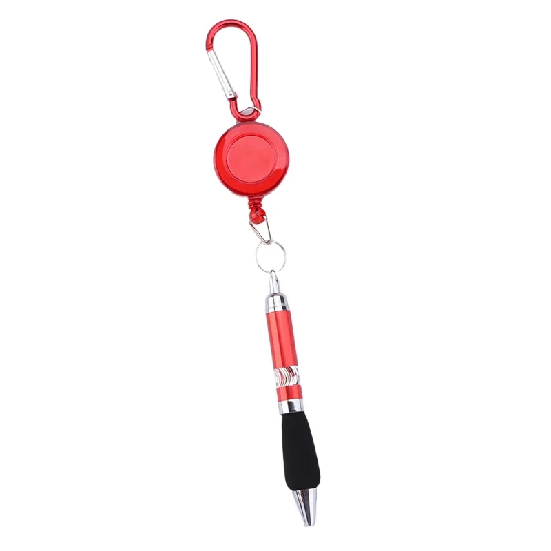 Carabiner Retractable Badge Reel Pens 7
