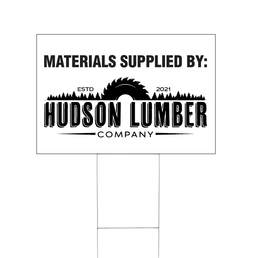 18in. x 24in. Coroplast Lawn and Site Signs 2