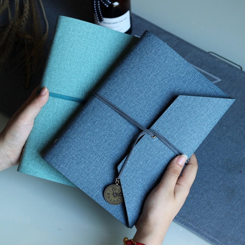 PU Leather A5 Business Travel Journal Pocket Binder Notebook 3