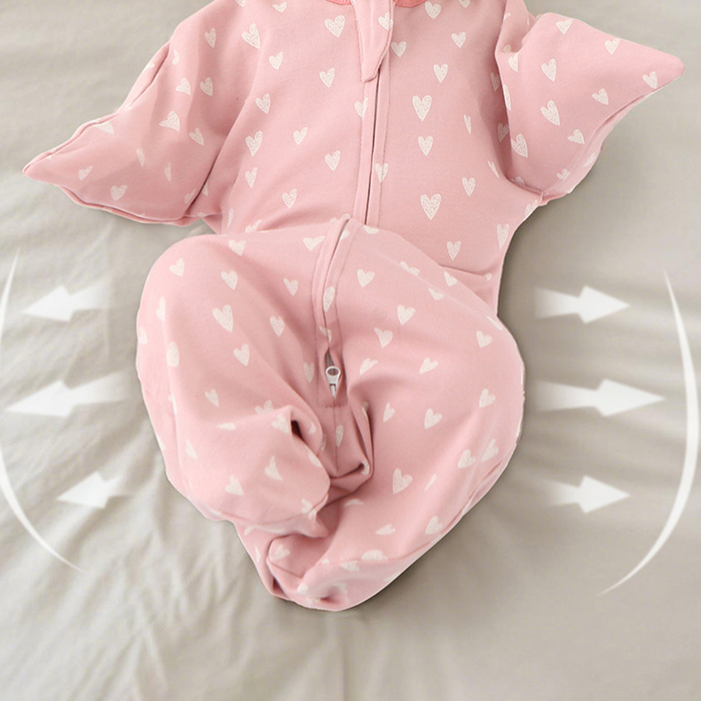 Cotton Anti Startle Baby Sleeping Bag Clothes 8