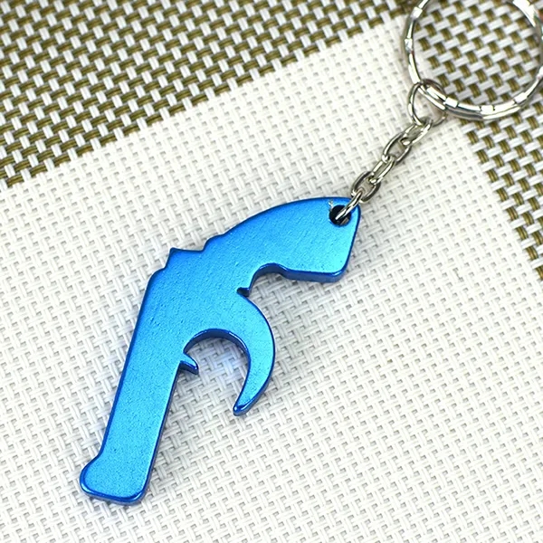 Gun Shape Bottle Opener Keychains 3