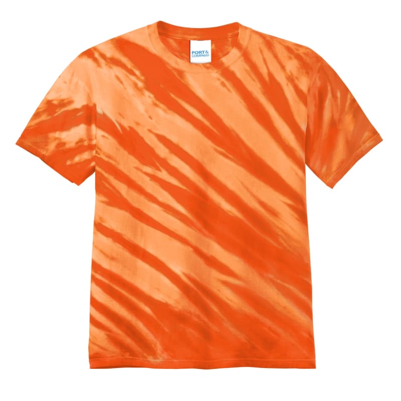 Port & Company - Tiger Stripe Tie-Dye Tee. 8