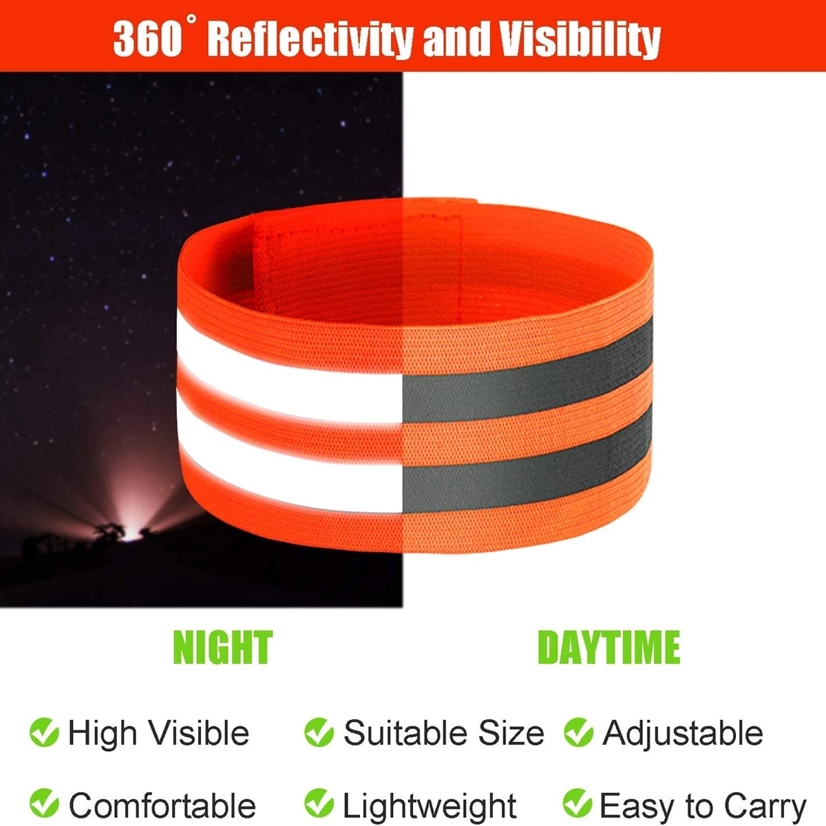 High Visibility Reflective Safety Tape Straps 5