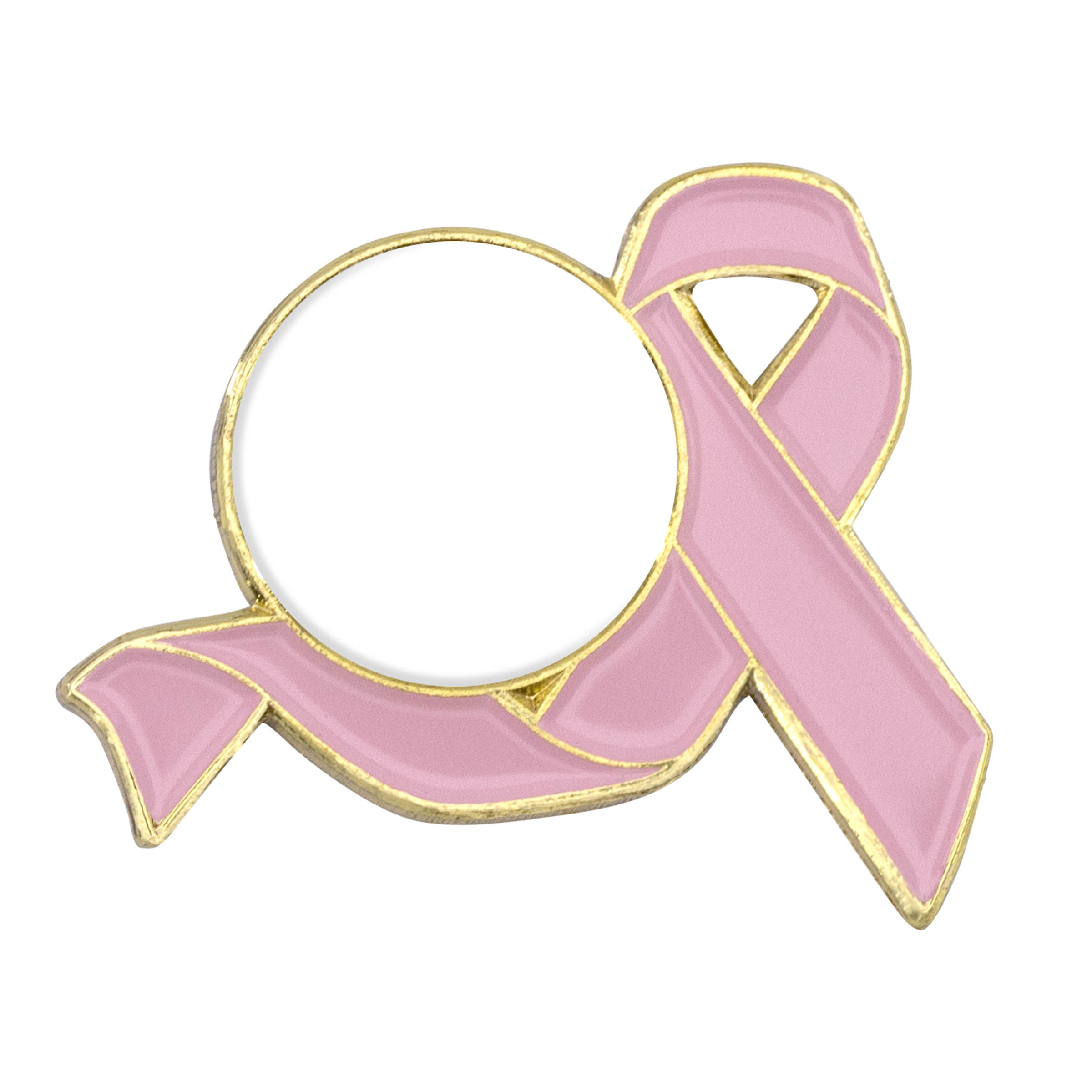Awareness Ribbon Lapel Pins w/ Custom Logo 12