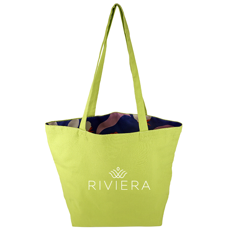 Reversible Colored Cotton Tote 20