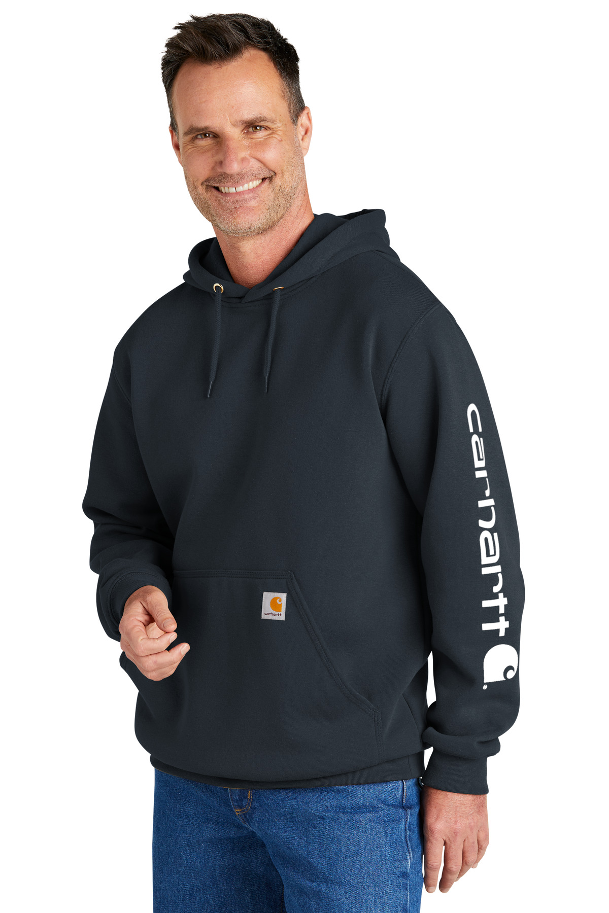 Carhartt Midweight Hooded Logo Sweatshirt CTK288 38
