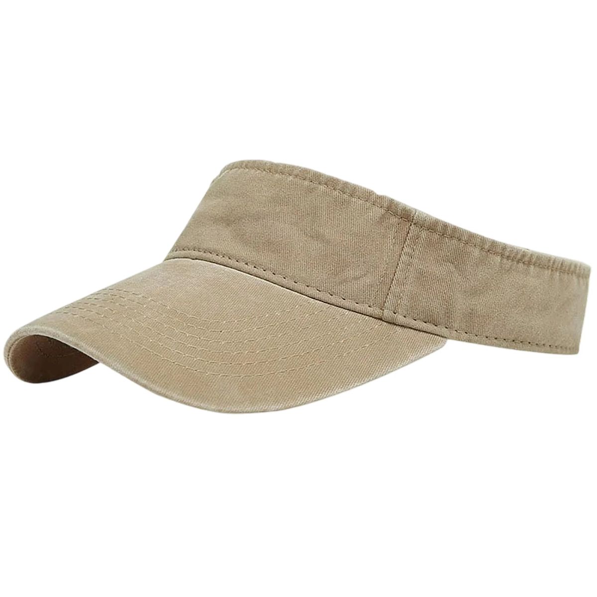 Open Top Cotton Visor Cap for Sports and Travel 5