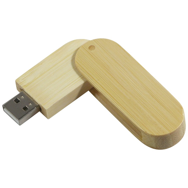 1032FMS - Wood Swivel Flash Memory Drive V2.0 1