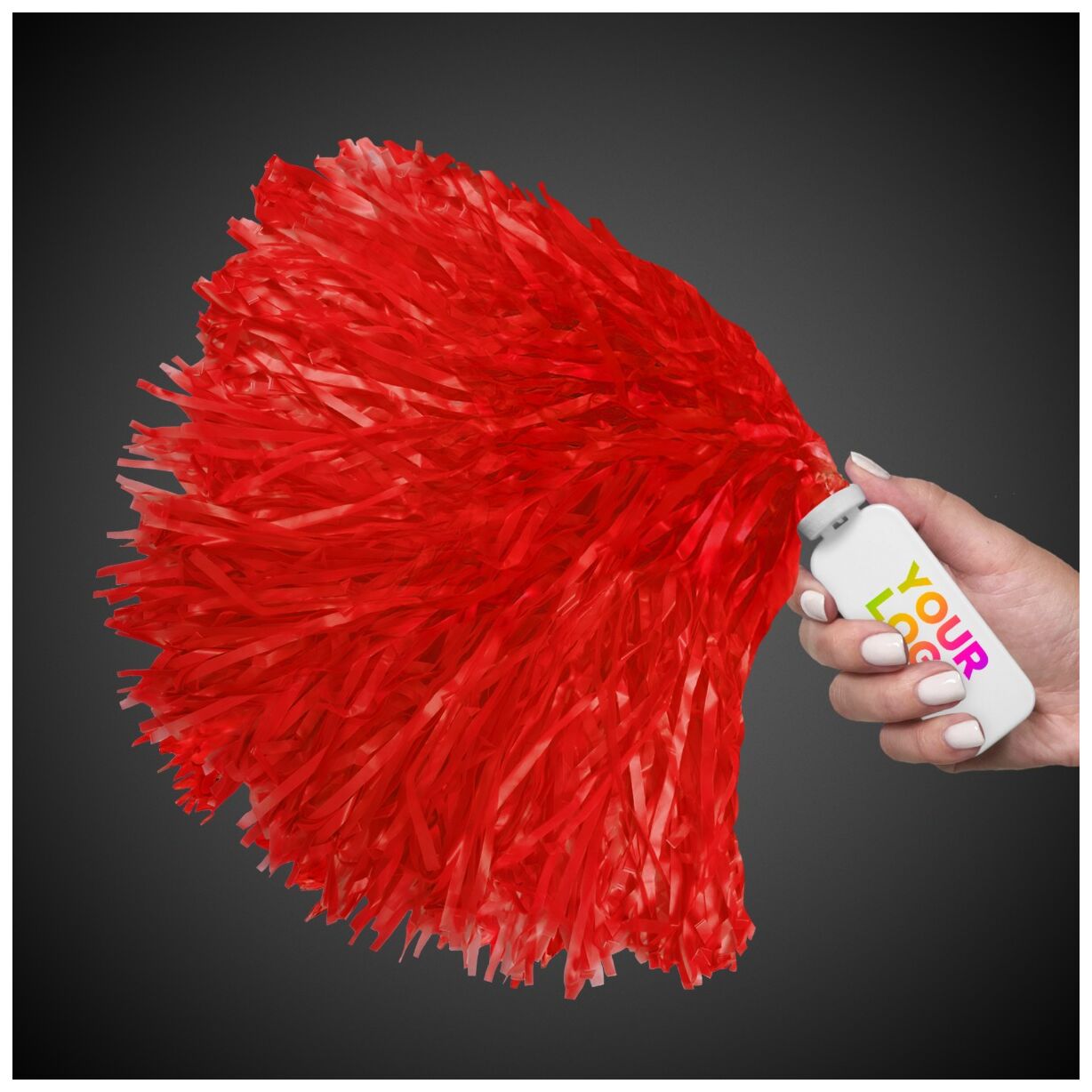 Red 16" Pom Pom(Full Color Imprint)