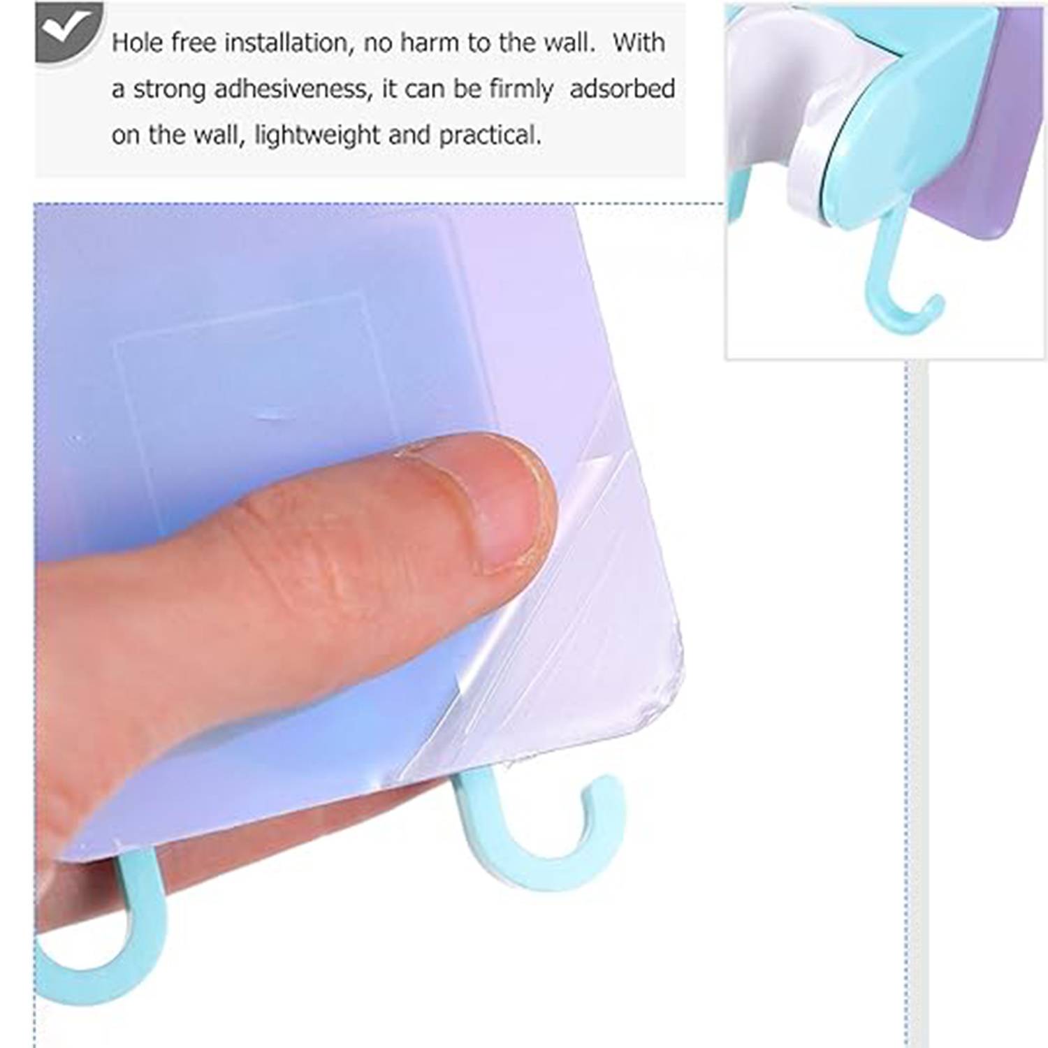 Adjustable Shower Head Holder Cartoon Fox Punch 4
