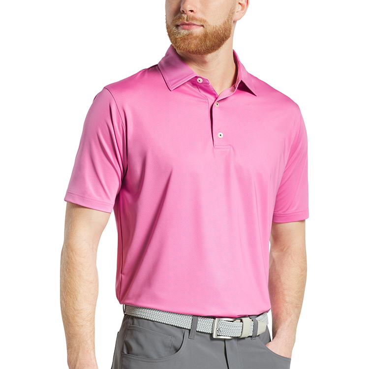 FootJoy Tonal Dot Print Lisle Polo 5