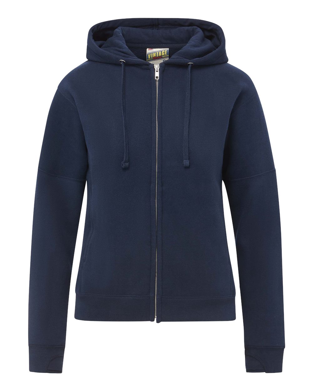 Women's Vintage Fleece Hooded Full-Zip Sweatshirt - W25165 31